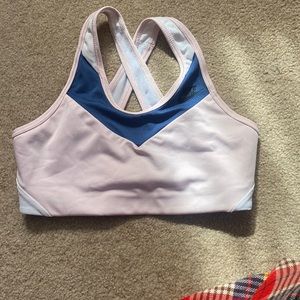 Pink and Blue High Impact Nike Sports Bra